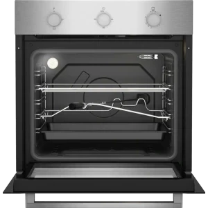 Beko BBIGT12100X, Gaz, 66 L, Grill, Rotisor, Clasa A, Inox