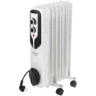 Adler Calorifer electric AD7815, 1500 W, 7 elementi, Cu ulei, 3 trepte, Termostat ajustabil, Alb