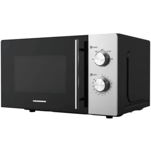Heinner HMW-20MSS, 20 L, 700 W, Negru/Inox