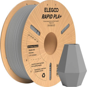 ELEGOO Filament Rapid PLA+, Grey, 1 kg
