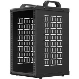 Lanberg OR10-2309-B 9U, Stand alone open rack, 280 x 300, Negru