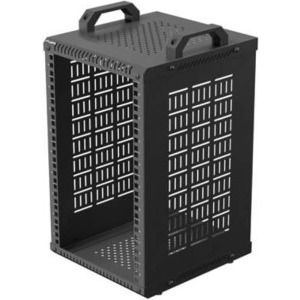 Lanberg OR10-2309-B 9U, Stand alone open rack, 280 x 300, Negru