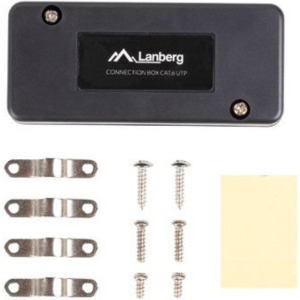 Lanberg Cutie de conexiuni LSA Cat.6 UTP Negru PLC-6UL1-B