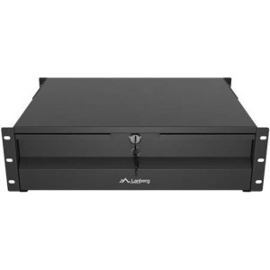 Lanberg AK-2003-B Sertar rack 3U, 19", 360 mm, Negru