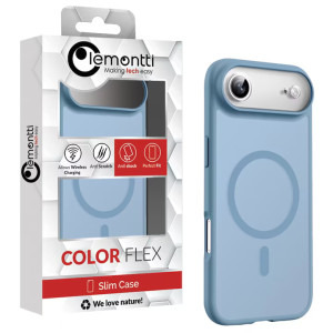 Lemontti Capac protectie spate EliteGuard Magsafe Blue pentru iPhone Air