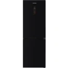 Combina frigorifica Heinner HCNF-HM400DINVGBKE++, 400 L, Clasa E, Full No Frost, Dual Inverter, MaxStorage, Control electronic, 186 cm, Negru