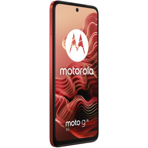 Motorola Moto G35, 5G Edition, 128GB, 8GB RAM, Dual SIM, Tri-Camera, Hot Coral