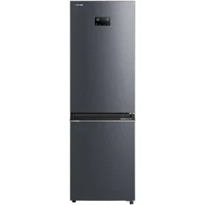 Toshiba GR-RB449WE-PMJ(06), 338 L, Clasa E, No Frost, Inverter, Flexible Zone, Pure Bio, Control electronic, 186 cm, Gri