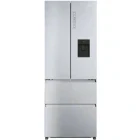 Combina frigorifica Haier HFR5719EWMG, 444 L, Clasa E, No Frost, Air Surround Fresher Tech, My Zone, Dozator apa, Control electronic, 190 cm, Argintiu