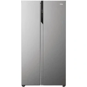 Haier HSR5918DNMP, 528 L, Clasa D, Total No Frost, Inverter, Multi Air Flow, Control electronic, 177 cm, Inox