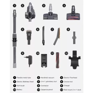 Jimmy H10 Flex, vertical, 650W, 0.6L, Gri