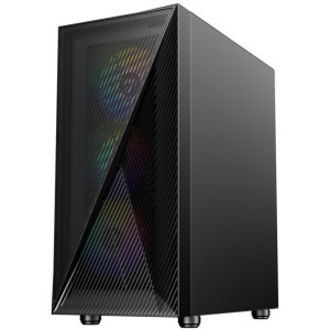 Gaming ZMEU ProPlus Advanced Edition, AMD Ryzen 5 5500 3.6GHz, 32GB DDR4, 1TB SSD, RX 9060 8GB GDDR6, Iluminare RGB