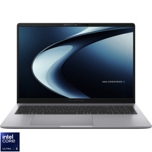 ASUS 16'' ExpertBook P3 G1 P3606CCA, WUXGA, Procesor Intel® Core™ Ultra 5 225H (18M Cache, up to 4.90 GHz), 8GB DDR5, 512GB SSD, Intel Integrated Graphics, No OS, Misty Grey