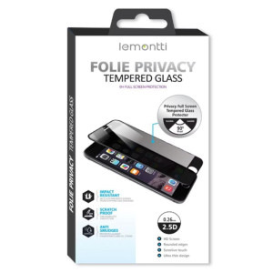 Lemontti Sticla Privacy Full Fit Black pentru iPhone 17 Pro Max