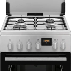 Electrolux LKK560223X, Mixt, 4 arzatoare, Sistem de siguranta, Aprindere integrata, AquaClean, SteamBake, Timer, Grill, Clasa A, 50 cm, Inox