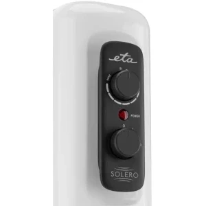 ETA Calorifer electric Solero 0625, 1500 W, 7 elementi, Cu ulei, 3 trepte, Termostat ajustabil, Alb