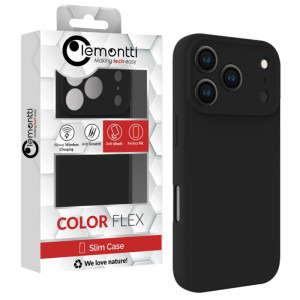 Lemontti Capac protectie spate Silicon Soft Slim Magsafe Black pentru iPhone 17 Pro