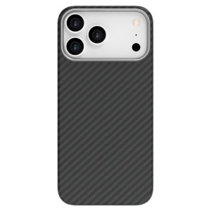 Lemontti Capac protectie spate Slim Aramid/Kevlar Magsafe 600D Black pentru iPhone 17 Pro
