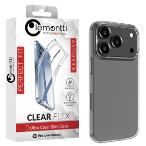 Lemontti Capac protectie spate Silicon Transparent pentru iPhone 17 Pro