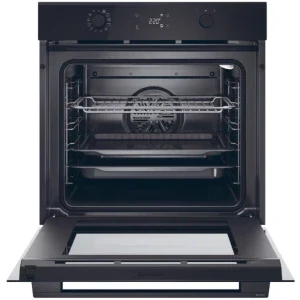 Haier H6 ID23B3HTB, Electric, 78 L, Autocuratare hidrolitica, Grill, Bionic Intelligence, hOn, Clasa A++, Negru