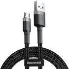 Cablu de date / adaptor Baseus Cafule, USB Male la microUSB Male, 1 m, Black