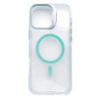 Lemontti Capac protectie spate Tough MagSafe Green pentru iPhone 16 Pro Max