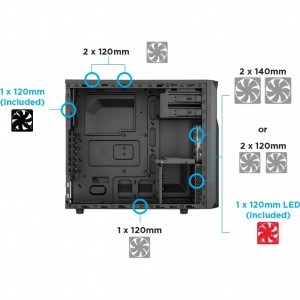Corsair Carbide SPEC-02 Red LED