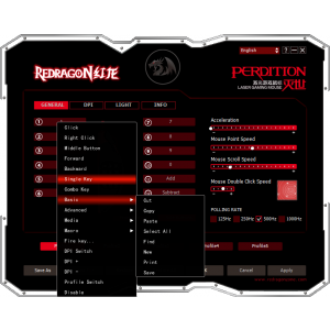 Redragon Perdition Black