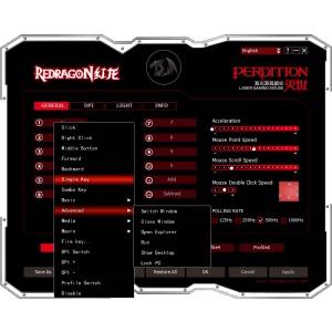 Redragon Perdition Black