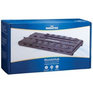 Manhattan MondoHub 28x port, 4x USB 3.0, 24x USB 2.0