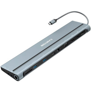 Canyon Multiport Universal USB Tip C 14-in-1, putere 100W