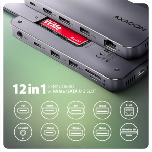 AXAGON HMC-12GM2