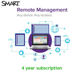 SMART Technologies Software Remote Management- Subscriptie 4 ani