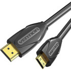 Cablu video Vention HDMI Male - HDMI Male, 4K@60Hz, 1.5 m, negru