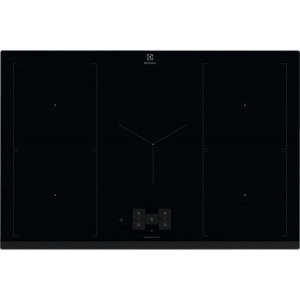 Electrolux EIS87583, Inductie, 5 zone de gatit, Booster, Control touch, Timer, Conectivitate hota, SenseBoil, 78 cm, Negru