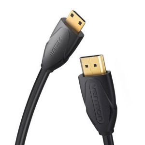 Vention Mini HDMI Male - HDMI Male, 2 m, negru