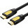 Cablu video Ugreen HDMI Male - HDMI Male, v2.0, 1 m, Negru/Galben