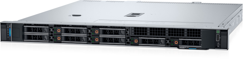 Server DELL PowerEdge R360 1U, Procesor Intel® Xeon® 6353P 2.7GHz Raptor Lake, 16GB UDIMM RAM, 1x 480GB SATA 6G SSD, PERC H755, 4x Hot Plug LFF