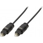 Cablu audio Logilink S/PDIF Optic Male - S/PDIF Optic Male, 0.5m, negru