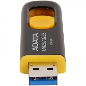 ADATA DashDrive UV128 32GB USB 3.0 negru/galben