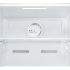 Heinner HCNF-V291SE++, 294 L, No Frost MultiCooling, Clasa E, Freezer Shield, Iluminare LED, 186 cm, Argintiu