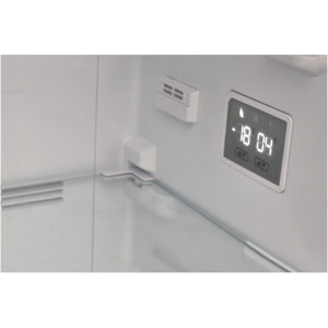 Heinner HCNF-V291SE++, 294 L, No Frost MultiCooling, Clasa E, Freezer Shield, Iluminare LED, 186 cm, Argintiu
