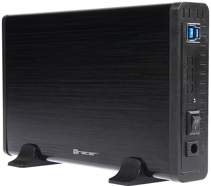 Rack TRACER 732 AL Enclosure 3.5 inch USB 3.0 Black