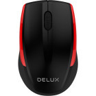 Mouse Delux M321GX Wireless Black-Red