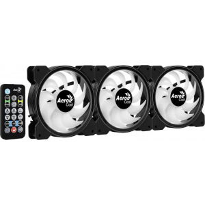 Aerocool Saturn 12F ARGB Pro 120mm Three Fan Pack