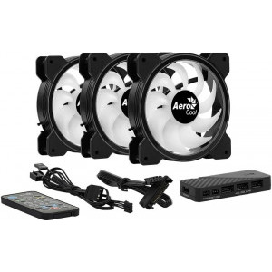 Aerocool Saturn 12F ARGB Pro 120mm Three Fan Pack