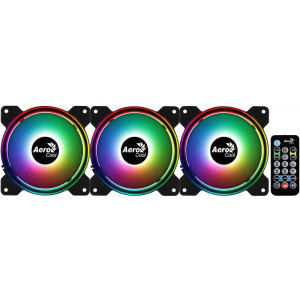 Aerocool Saturn 12F ARGB Pro 120mm Three Fan Pack