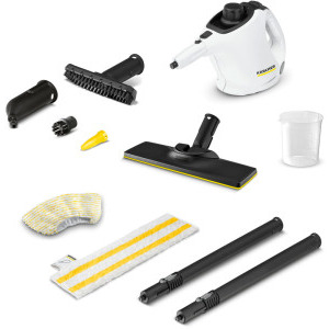 Aspirator Karcher SC 1 EasyFix, de curatat cu abur, 1200W, Alb/Negru