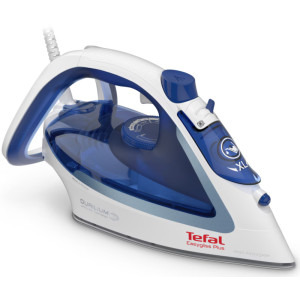 Tefal Fier de calcat EasyGliss Plus FV5736E0, 2500W, 45g/min, Alb/Albastru