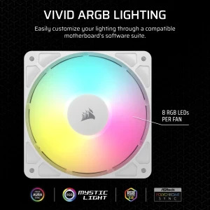 Corsair RS Series RS120 ARGB 120mm White